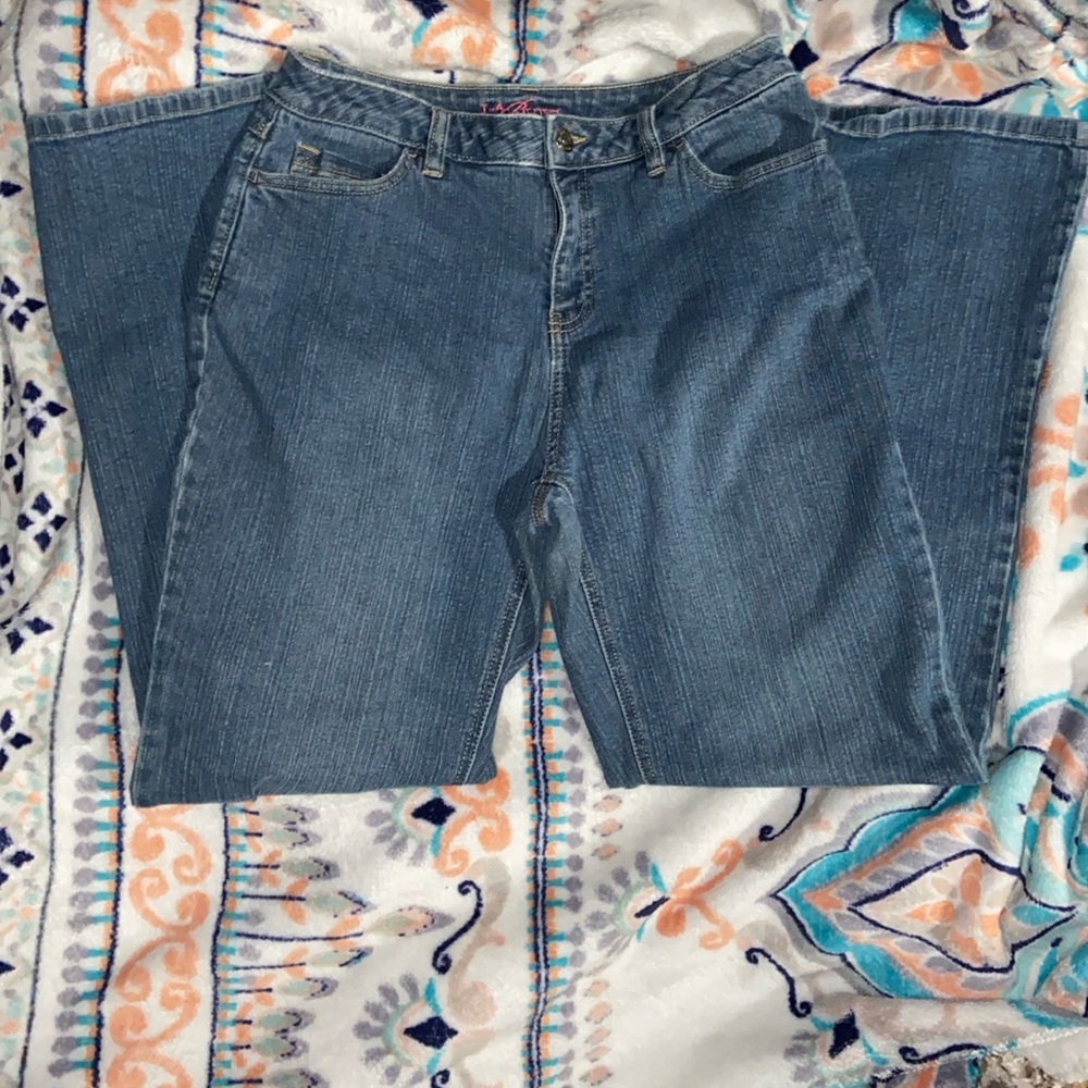 la blues flare jeans
